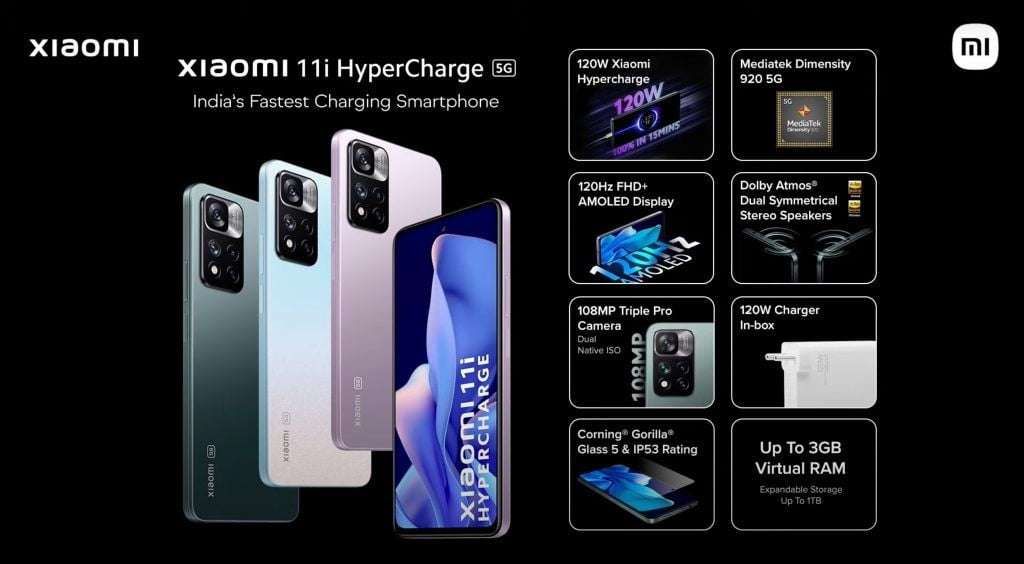 Xiaomi 11i HyperCharge 5G Full Specs Xiaomi 11i HyperCharge 5G Full Specs